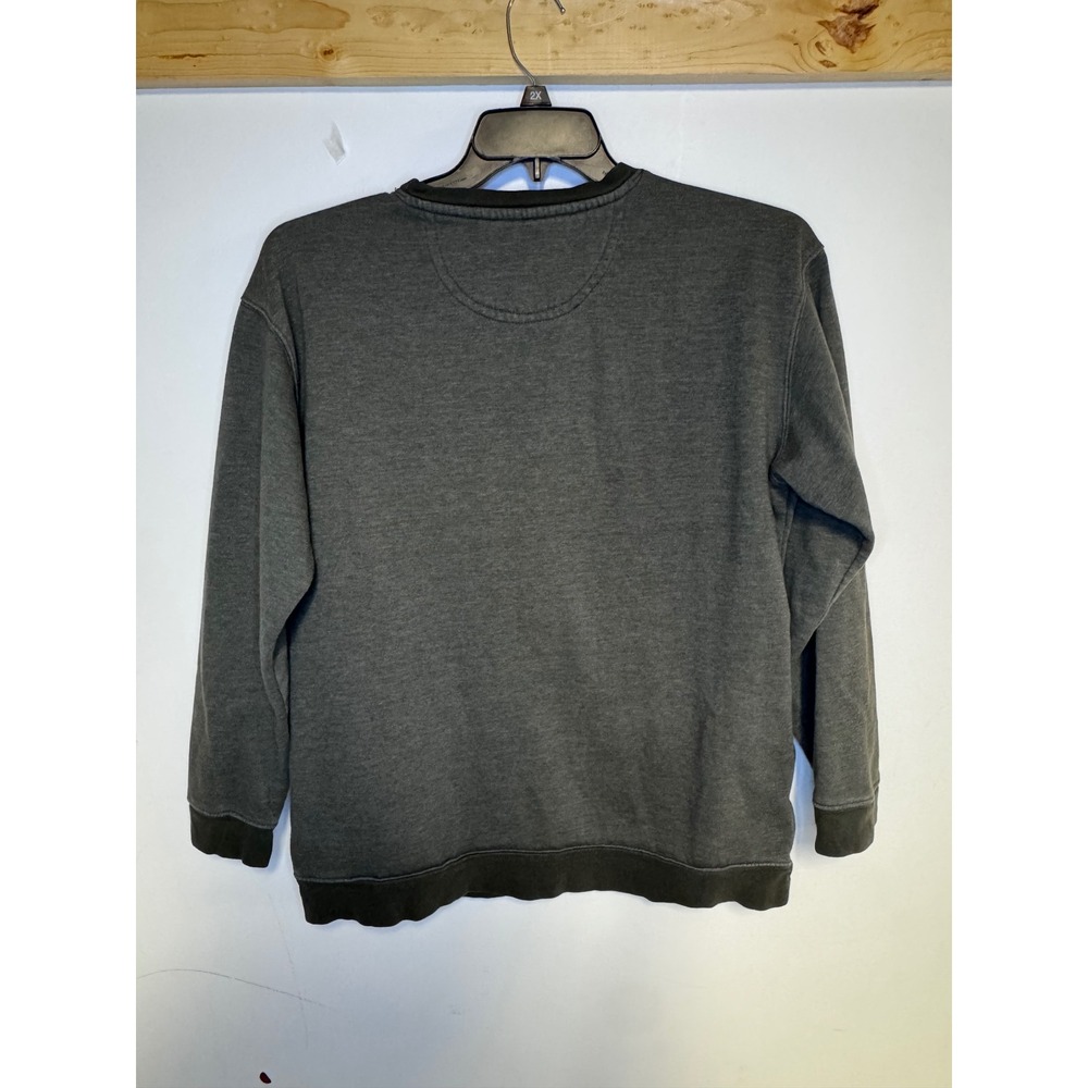 Natural Life Floral Graphic Sweatshirt Gray Boho Crewneck Pullover Small - Picture 2 of 4